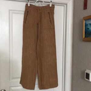 Cabo linen textured wide leg pant size for with drawstring.